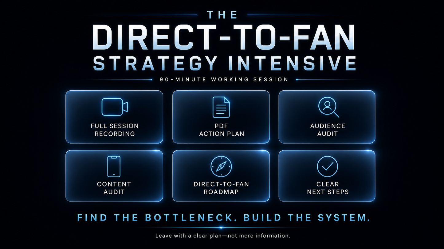 The Direct-To-Fan Strategy Intensive